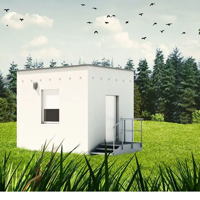 Building material test, Baumit Viva park. Research for Building material